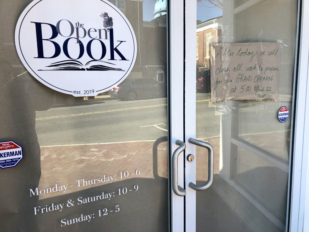 Open book bookstore